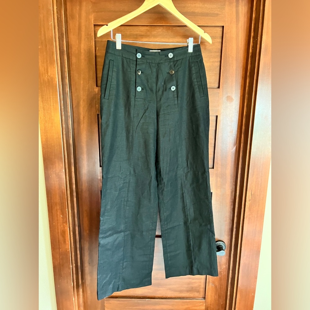 Sezane Linen Francesca Trouser
